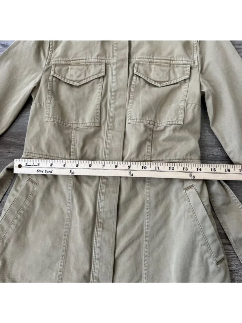 J Crew Khaki Utility Shirt Dress‎ Womens 00 Belted Stretch NWT